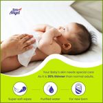 Buy Little Angel Super Soft Cleansing Baby Wipes Lid Pack, 360 Count, Enriched with Aloe vera & Vitamin E, pH balanced, Dermatologically Tested & Alcohol-free, Pack of 5,72 count/pack - Purplle