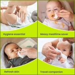 Buy Little Angel Super Soft Cleansing Baby Wipes Lid Pack, 360 Count, Enriched with Aloe vera & Vitamin E, pH balanced, Dermatologically Tested & Alcohol-free, Pack of 5,72 count/pack - Purplle