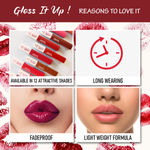 Buy Freebie Half N Half Rich Glamour Beauty Lipgloss, Matte Perfect Velvet Stay, Deep Maroon, (5ml) - Purplle