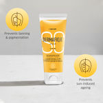 Buy Dermafique Sun Defense Gel Creme, SPF 30, PA +++ Sunscreen 50g, for All Skin Types, Prevents Tanning & Photoaging, Dermatologist Tested on Indian Skin - Purplle