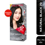 Buy Revlon Top Speed Hair Color Small Pack Woman - Natural Black 70 - Purplle