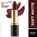 Buy Revlon Super Lustrous Lipstick (Bold Matte) Spirited Plum - Purplle