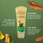 Buy Lotus Herbals Teatreewash Face Wash | with Tea Tree Oil & Cinnamon | Anti Acne | Oil Control | For Oily Skin | 80ml - Purplle