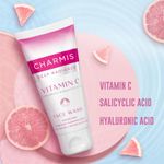 Buy Charmis Deep Radiance Vitamin C Face Wash for Dry Skin, 150ml, Cleanser for Face with Hyaluronic Acid & Salicylic Acid - Purplle