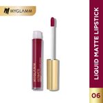 Buy MyGlamm Ultimatte Long Stay Matte Liquid Lipstick-Berry Charmer (2.5 ml) - Purplle