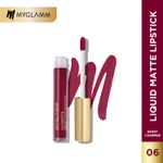 Buy MyGlamm Ultimatte Long Stay Matte Liquid Lipstick-Berry Charmer (2.5 ml) - Purplle