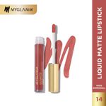 Buy MyGlamm Ultimatte Long Stay Matte Liquid Lipstick-Nude Bombshell (2.5 ml) - Purplle