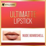 Buy MyGlamm Ultimatte Long Stay Matte Liquid Lipstick-Nude Bombshell (2.5 ml) - Purplle