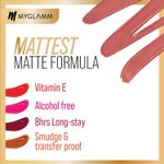Buy MyGlamm Ultimatte Long Stay Matte Liquid Lipstick-Nude Bombshell (2.5 ml) - Purplle