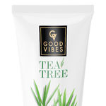 Buy Good Vibes Tea Tree Oil Control Peel Off Mask | Anti-Acne Clarifying | With Castor Oil | No Parabens No Sulphates No Mineral Oil (50 gm) - Purplle