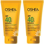 Buy Oshea Herbals UV SHIELD MATTIFYING SUN BLOCK CREAM SPF 40 PA +++60Grams pack of 2 - Purplle
