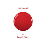 Buy Oshea HerbalsNail Enamel 10 Peach Mart 10Milliliters pack of 2 - Purplle