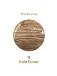 Buy Oshea HerbalsNail Enamel 11 Gold Teaser 10Milliliters pack of 2 - Purplle