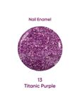 Buy Oshea HerbalsNail Enamel 13 Titanic Purple 10Milliliters pack of 2 - Purplle