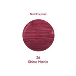 Buy Oshea HerbalsNail Enamel 26 Shine Mania 10Milliliters pack of 2 - Purplle