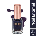 Buy Oshea HerbalsNail Enamel 29 Navy Blue 10Milliliters pack of 2 - Purplle