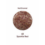 Buy Oshea HerbalsNail Enamel 48 Sparkle Red 10Milliliters pack of 2 - Purplle