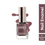 Buy Oshea HerbalsNail Enamel 51 RED RED WINE 10Milliliters pack of 2 - Purplle