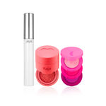 Buy Korean Eye Bestsellers Bundle | Kaja Bento (Hella Azalea), Kaja Cheeky Stamp (Bossy), RIRE Wink Lash Essence Combo of 3 - Purplle