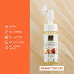 Buy Good Vibes Insta Glow Foaming Face Wash with Deep Cleansing Brush - Ubtan (150 ml) - Purplle