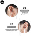 Buy MeSkin Ear Wax Cleaner - Reusable Ear Cleaner Tool Set with Storage Box - Ear Wax Remover Tool Kit with Ear Curette Cleaner and Spring Ear Buds Cleaner - Purplle