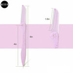 Buy MeSkin Foldable Face Razor for Women Painfree Facial & Upper Lips Hair Removal, Eyebrow Shaper & Dermaplaning Tool – 3 Pieces - Purplle