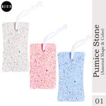 Buy MeSkin Pumice Stone For Exfoliation & Callus Free Feet, Assorted Shape & Colors (1 Pcs) - Purplle