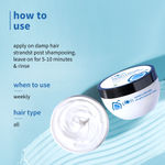 Buy Plum Coconut & Peptides Strength & Shine Hair Mask IFor all hair types| Paraben- Free 200 gm - Purplle