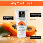 Buy Good Vibes Rejuvenating Papaya Face Scrub (50g) | Gently Exfoliates Skin | Cleanses | Removes Blackheads | Infused with Almond Oil - Purplle