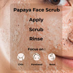 Buy Good Vibes Rejuvenating Papaya Face Scrub (50g) | Gently Exfoliates Skin | Cleanses | Removes Blackheads | Infused with Almond Oil - Purplle