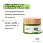 Buy Nature Derma 1% Natural Biome-Boost™ Moisturizer with Hyaluronic Acid to Reduce Fine Lines and Wrinkles | For Hydrated, Strengthened Skin | 50ml - Dermatologically Tested - Purplle