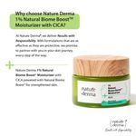 Buy Nature Derma 1% Natural Biome-Boost™ Moisturizer with CICA to Reduce Dryness and Improve Skin Elasticity | For Nourished, Strengthened Skin | 50ml - Dermatologically Tested - Purplle