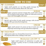Buy Dr.Rashel Gold Facial Kit Glit Glow Kit With Spf 15 Moisturizer - Combo of 6 - Purplle