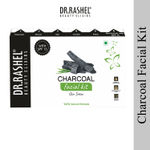 Buy Dr.Rashel Charcoal Facial Kit For Skin Detox Spf 15 Moisturizer - Combo of 6 - Purplle