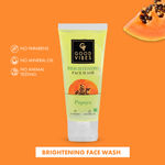 Buy Good Vibes Brightening Papaya Face Wash (100ml) - Purplle