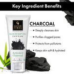 Buy Good Vibes Activated Charcoal Skin Purifying Face Wash | Anti- Pollution, Removes Dirt (100 ml) - Purplle
