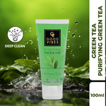 Buy Good Vibes Green Tea Purifying Face Wash | Oil Control, Prevents Acne (100 ml) - Purplle