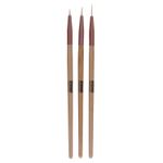 Buy Nail Art Zero Point Gel Liner Brush Set (pack of 3) - Purplle