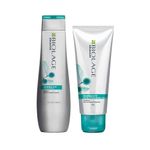 Buy Biolage Professional Scalppure Anti-Dandruff Shampoo & Conditioner Combo, Removes Visible Flakes from 1st Use, With Bergamot, Cruelty-Free,200ml + 98g - Purplle