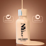 Buy NY Bae Dewy Drops Foundation| Natural Finish | Everyday Glow |Lightweight Concealer | Moisturising - White Coffee 08 (30 ml) - Purplle