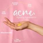 Buy Anveya 24k Gold Goodbye Acne Kit with Cleanser(120ml) + Serum(30ml) - Purplle