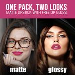 Buy NEUD Matte Liquid Lipstick Quirky Tease with Jojoba Oil, Vitamin E and Almond Oil - Smudge Proof 12-hour Stay Formula with Free Lip Gloss - Purplle