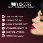 Buy NEUD Matte Liquid Lipstick Hottie Crush with Jojoba Oil, Vitamin E and Almond Oil - Smudge Proof 12-hour Stay Formula with Free Lip Gloss - 2 Packs - Purplle