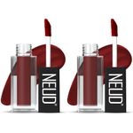 Buy NEUD Matte Liquid Lipstick Red Kiss with Jojoba Oil, Vitamin E and Almond Oil - Smudge Proof 12-hour Stay Formula with Free Lip Gloss - 2 Packs - Pack of 2 - Purplle