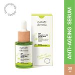 Buy Nature Derma 20% Vitamin C, Vitamin E & Ferulic Acid Serum with Natural Biome-Boost™ - Reduces Dark Spots, Dullness & Signs of Aging | Use For Brighter, Glowing & Strengthened Skin | 30ml - Dermatologically Tested - Purplle