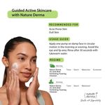 Buy Nature Derma 3% AHA BHA Facewash with 100% Natural Biome-Boostaa€zA¢ Solution: Skin-Strengthening & Exfoliating Foaming Cleanser To Resurface Dull / Dry Skin And Fight Acne 100 ml - Purplle