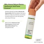 Buy Nature Derma Hyaluronic Acid Toner Essence with Natural Biome-Boosta„¢ Solution for Hydrated, Strengthened Skin 100ml - Purplle