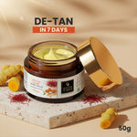 Buy Good Vibes De-Tan Glow Night Cream Ubtan with Power of Serum | Tan free, Brightening, Pigmentation, Skin renewing, Sleep treatment (50 g) - Purplle