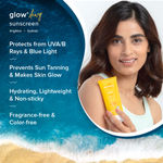 Buy Aqualogica Glow+ Dewy Sunscreen with SPF 50+ & PA++++ for UVA/B & Blue Light Protection & No White Cast - 80g - Purplle