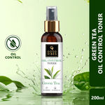 Buy Good Vibes Green Tea Oil Control Toner with Power of Serum | Reduces irritation and redness (200 ml) - Purplle